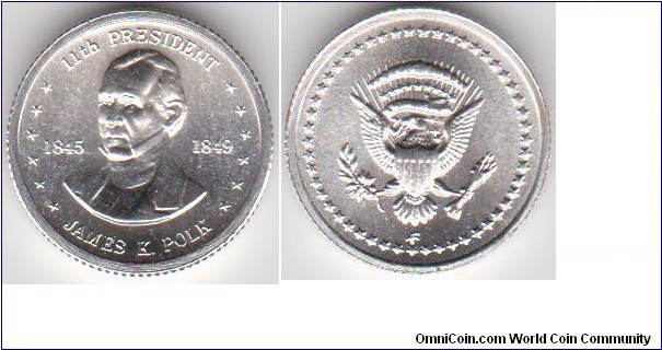 11th  President James K. Polk 1845-1849