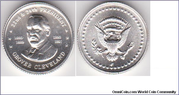 22nd & 24th President Grover Cleveland 1885-1897