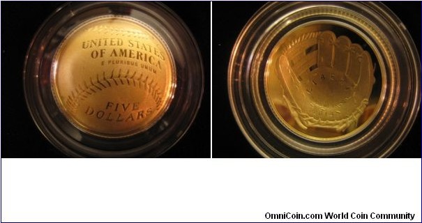 $5 Baseball Hall of Fame (Proof)