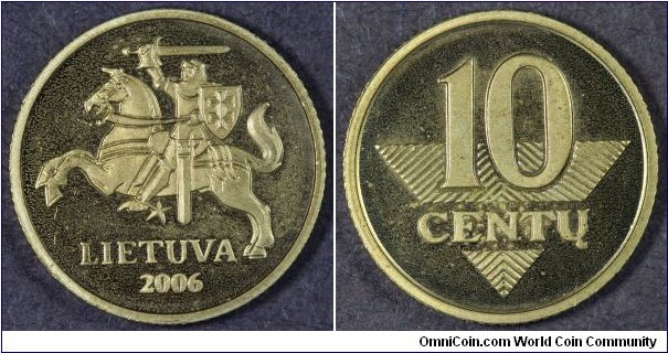 2006 10 centu proof-like from 2007 World Fair of Money Berlin