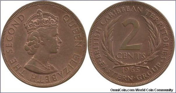 BritishCaribbeanTerritories 2 Cents 1965