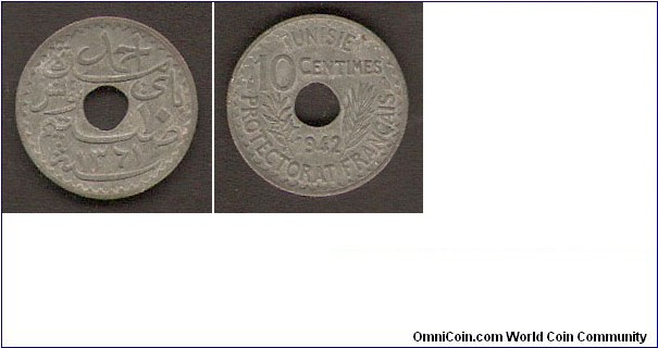 1942(a) 10 Centimes