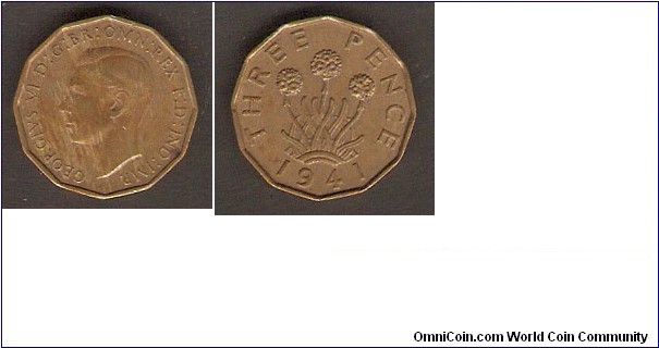 1941 3 Pence