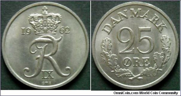 Denmark 25 ore.
1962