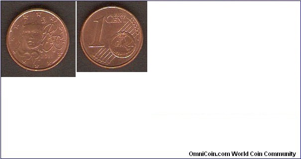 2011 1 Euro Cent