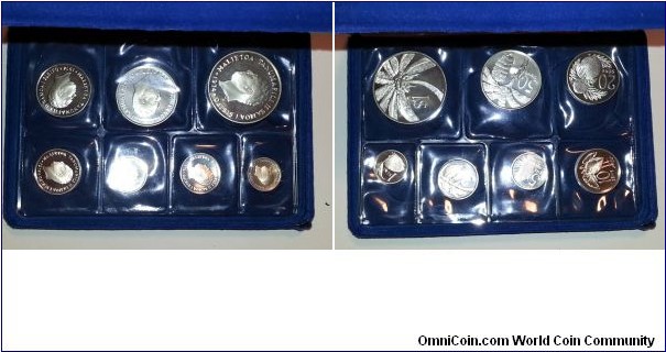 1974 Sterling Silver Proof coins 7