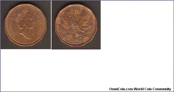1887-1992 1 Cent
