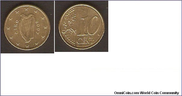 2007 10 Euro Cent