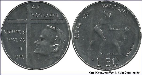 Vatican 50 Lire 1983