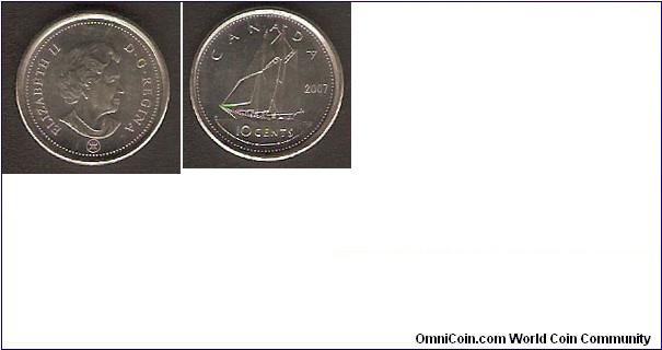 2007(ml) 10 Cents (straight seven)