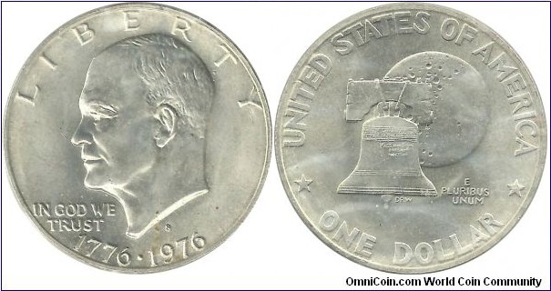 USA One Dollar 1776-1976S (Type-1)