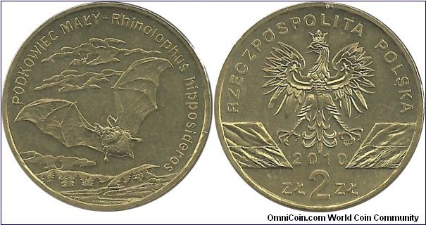 Poland 2 Zlote 2010-Bat