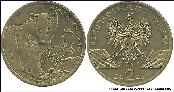 Poland 2 Zlote 2011-Borzuk