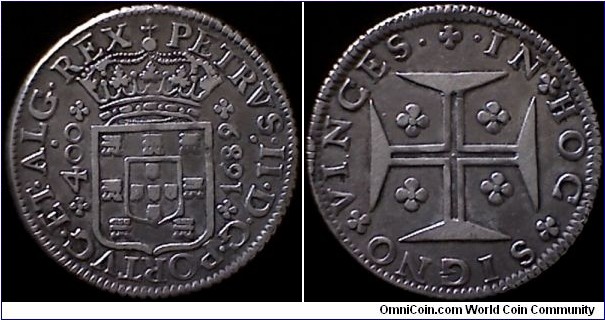 400 réis - Cruzado - D. Pedro II