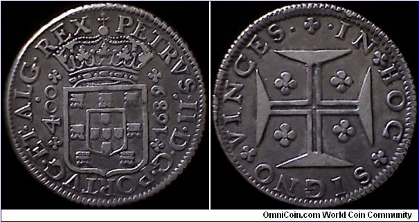 400 réis - Cruzado - D. Pedro II