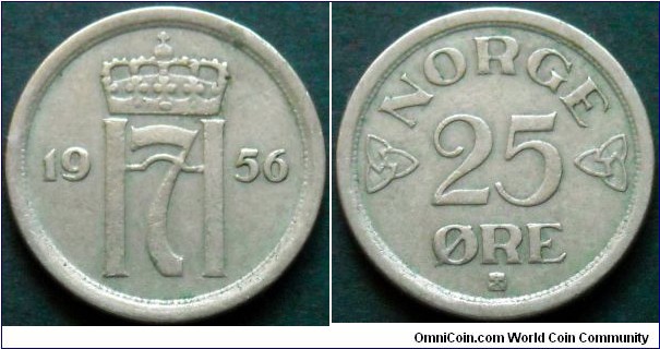 Norway 25 ore.
1956