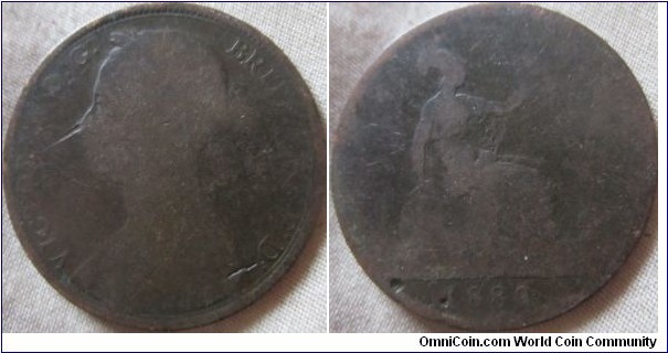 1889 narrow date penny