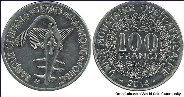 WestAfricanStates 100 Francs 2014