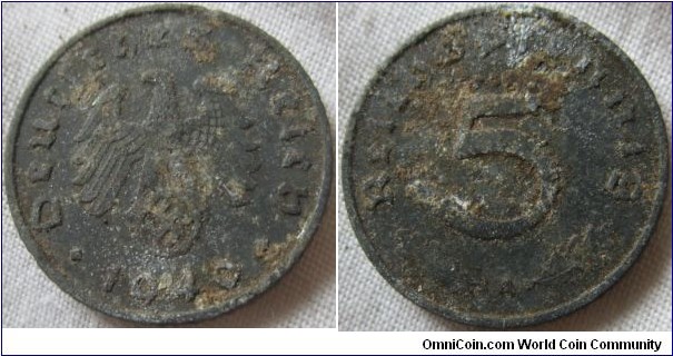 1940 A 5 pfennig
