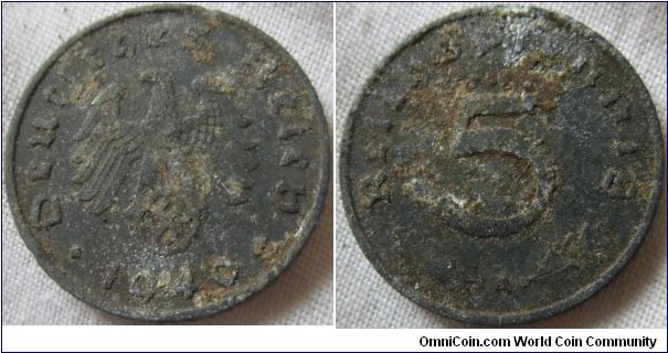 1940 A 5 pfennig
