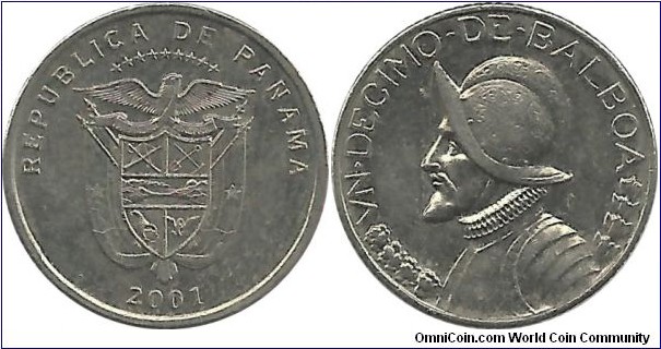 Panama 1 Decimo 2001