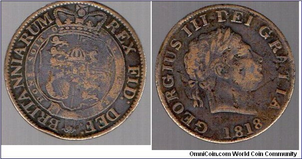 Copper Half Crown Forgery
