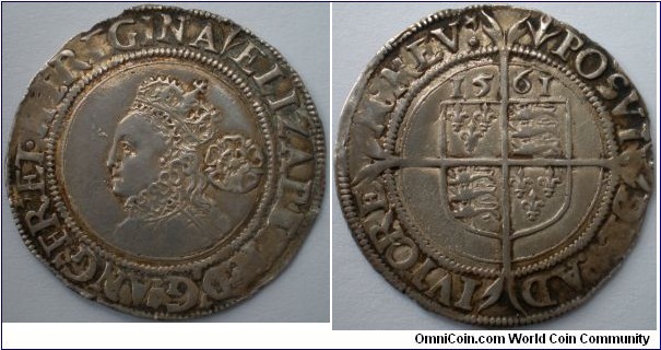 Elizabeth I Sixpence mm Pheon