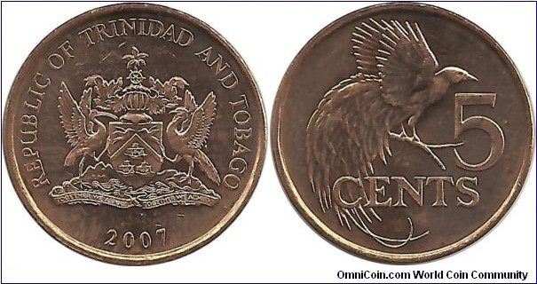 Trinidad&Tobago 5 Cents 2007