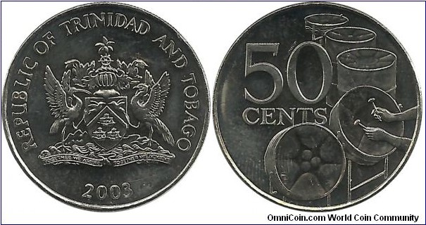Trinidad&Tobago 50 Cents 2003