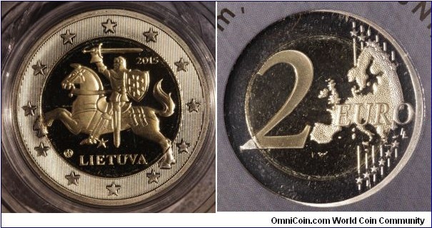 2015 proof 2 Euro