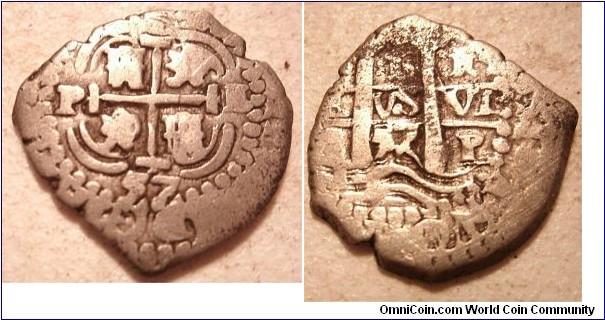 1657 Potosi mint Spanish cob Real