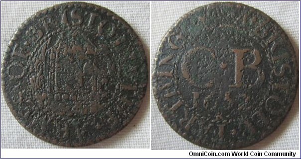 1652 Bristol farthing