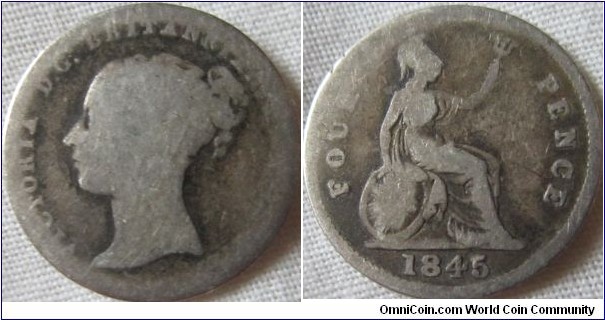 1845 low grade groat