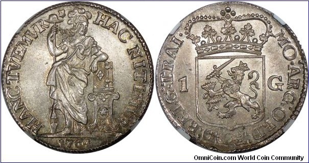 Utrecht, Gulden, NGC MS64.