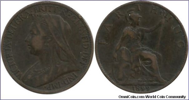 G.Britain Farthing 1899