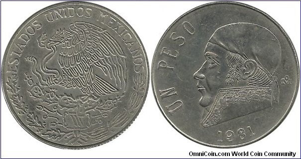 Mexico 1 Peso 1981