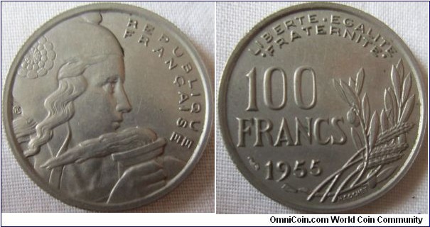 1955 100 franc