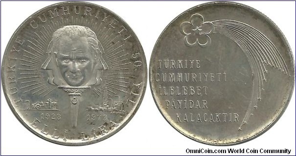 Türkiye 50 Lira 1973-Ag