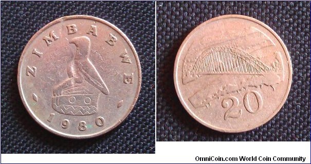 Zimbabwe 20 cent coins, Large quantities available for different years