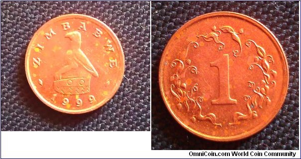 Zimbabwe 1 cent coins,Large quantities available for different years