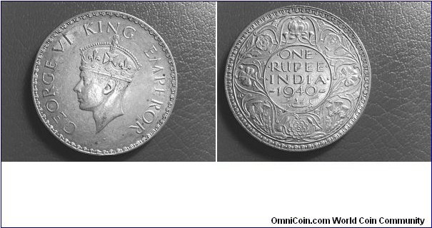 George VI Bombay mint
.500 Silver Rupee