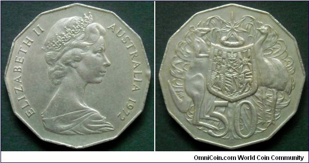 Australia 50 cents.
1972