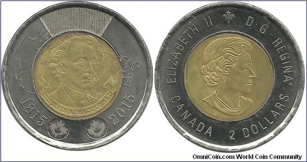 Canada 2 Dollars 2015