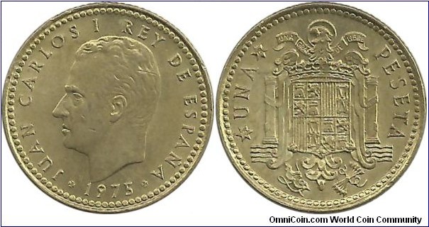 Spain 1 Peseta 1975(78)