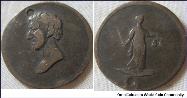 unidentified farthing token