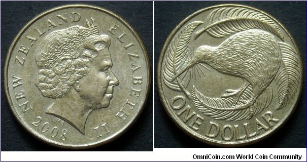 New Zealand 1 dollar.
2008