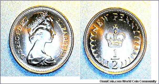 1/2 pence Gem BUNC MS67+