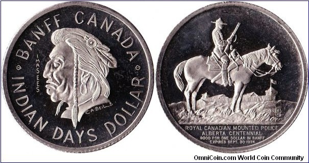 Banff, Alberta - Indian Days Dollar