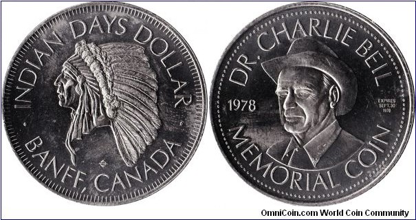 Banff, Alberta - Indian Days Dollar