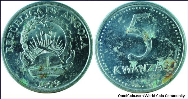 Angola5Kwanzas-km99-1999